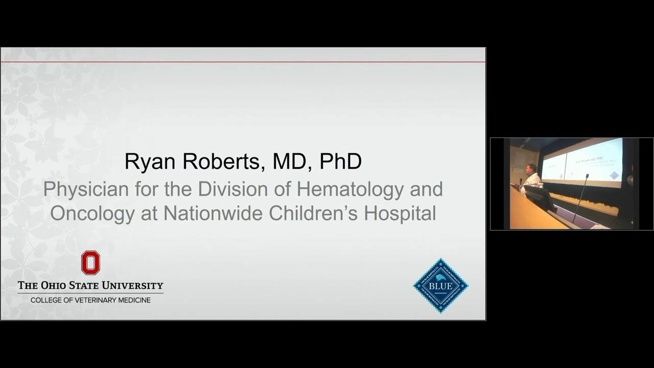 Let's cure cancer at both ends of the leash!. Dr Ryan Roberts
