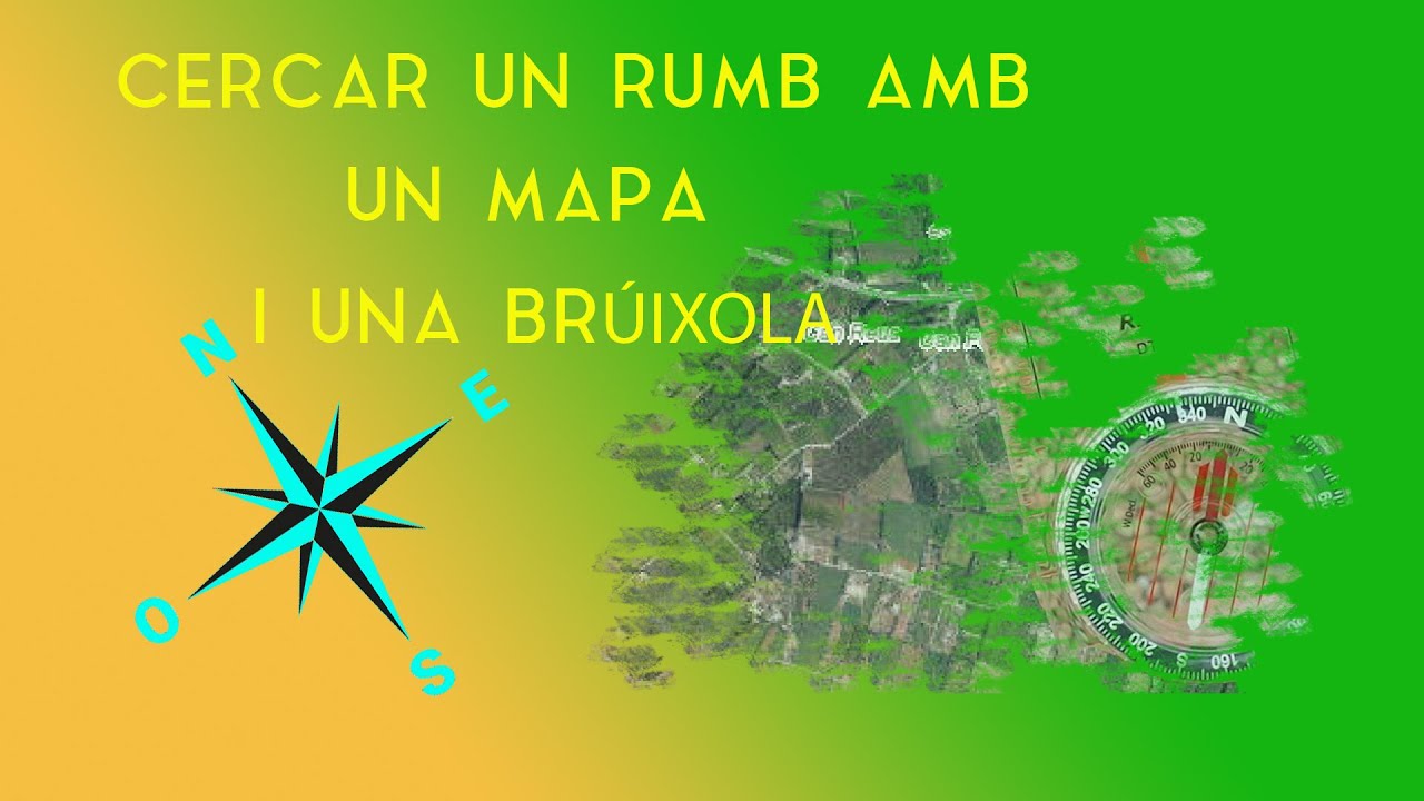 Traçar un rumb amb el mapa i la brúixola.