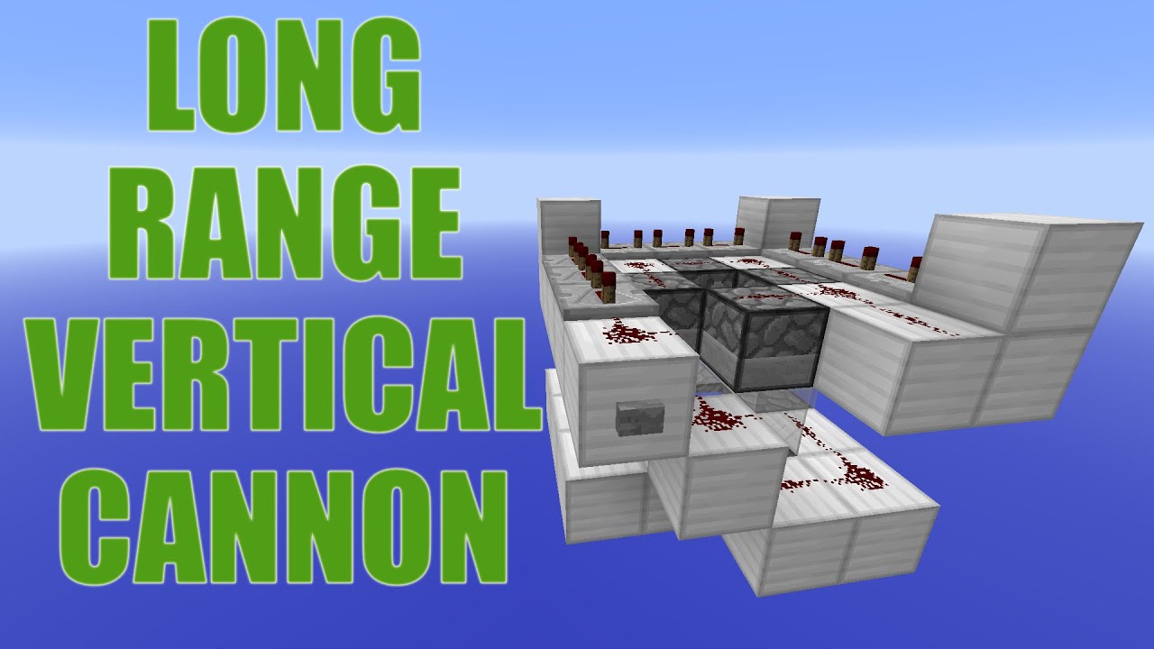 Long Range Vertical TNT Cannon [100+ BLOCKS, 1.8+]