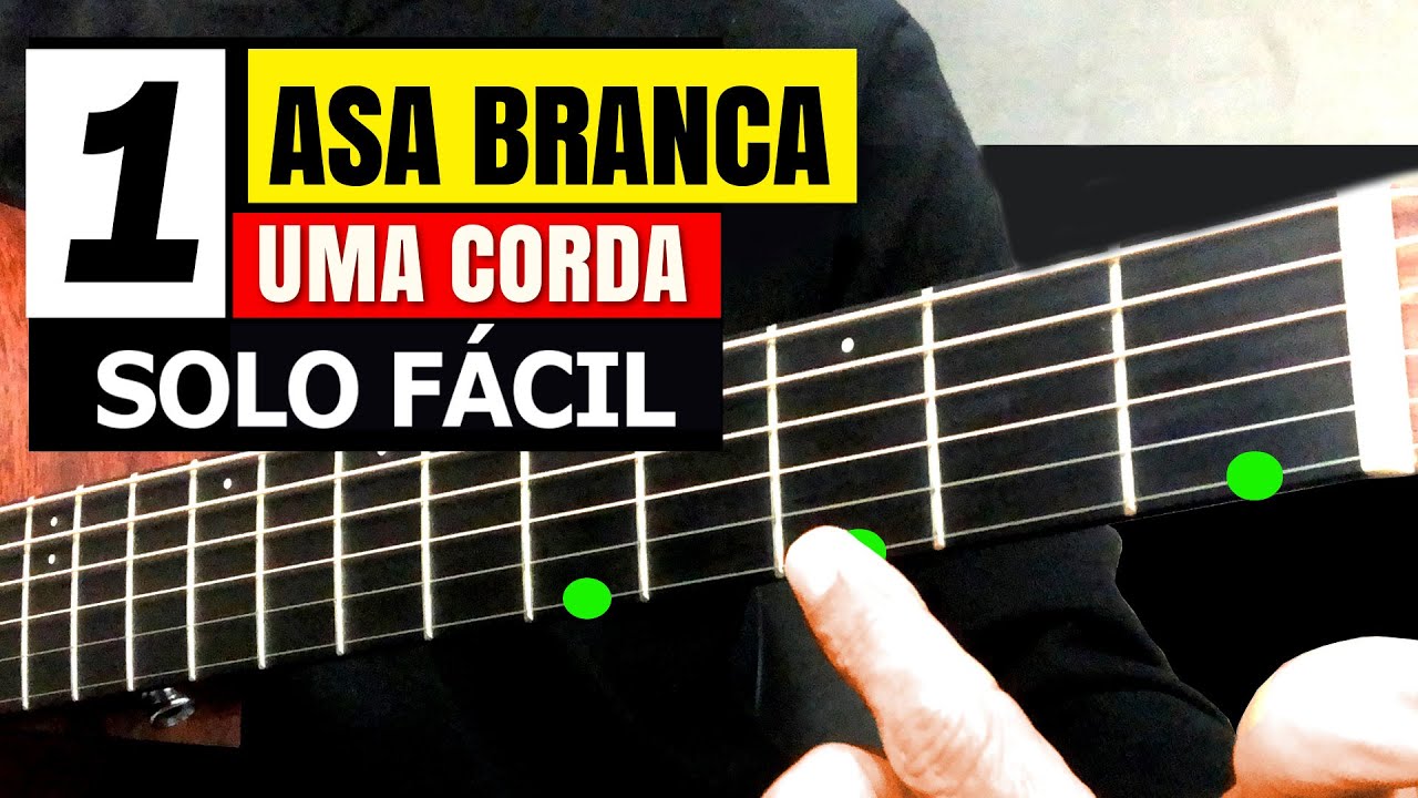 SOLO FÁCIL com apenas um só dedo - Asa Branca