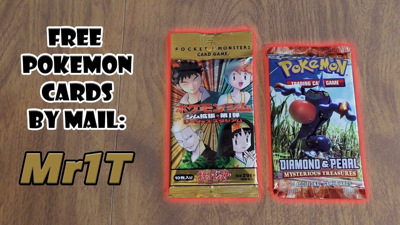 Free Pokemon Cards by Mail: Mr1T