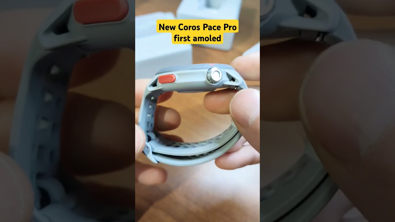 New Coros Pace Pro - first amoled #coros #smartwatch #garmin #sportswatches