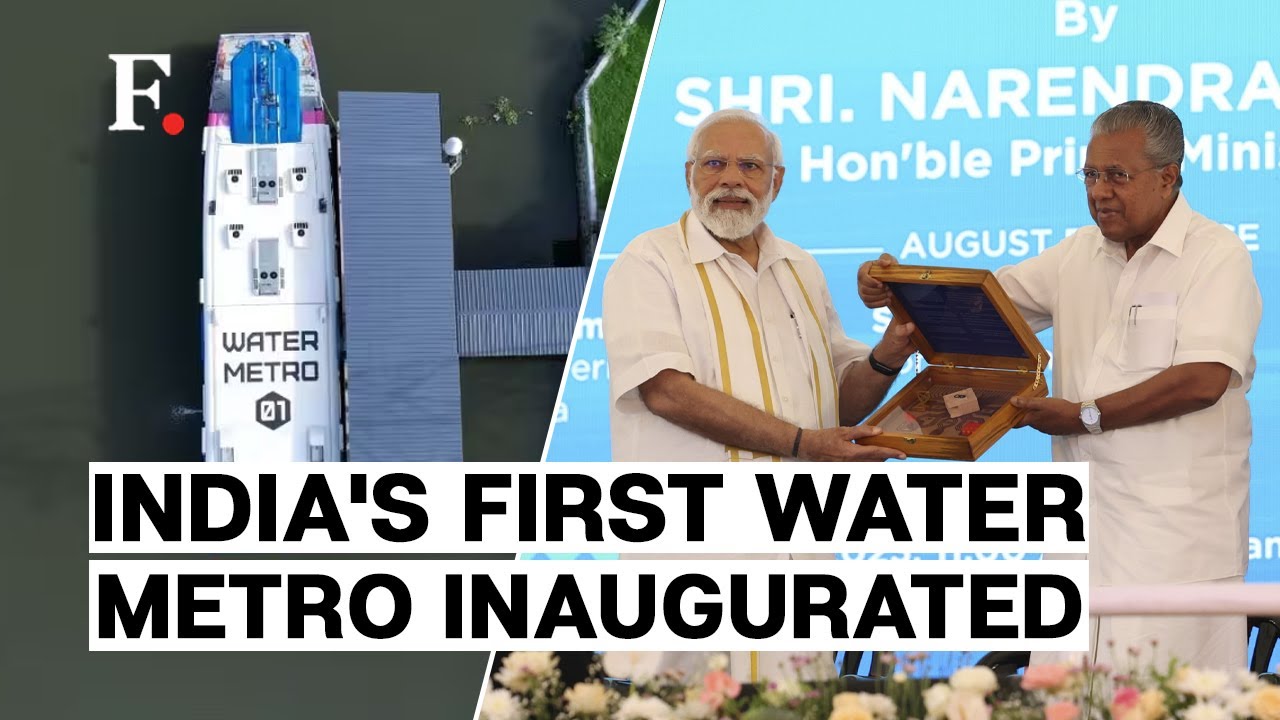 PM Modi Inaugurates India's first Water Metro Project in Kerala's Kochi