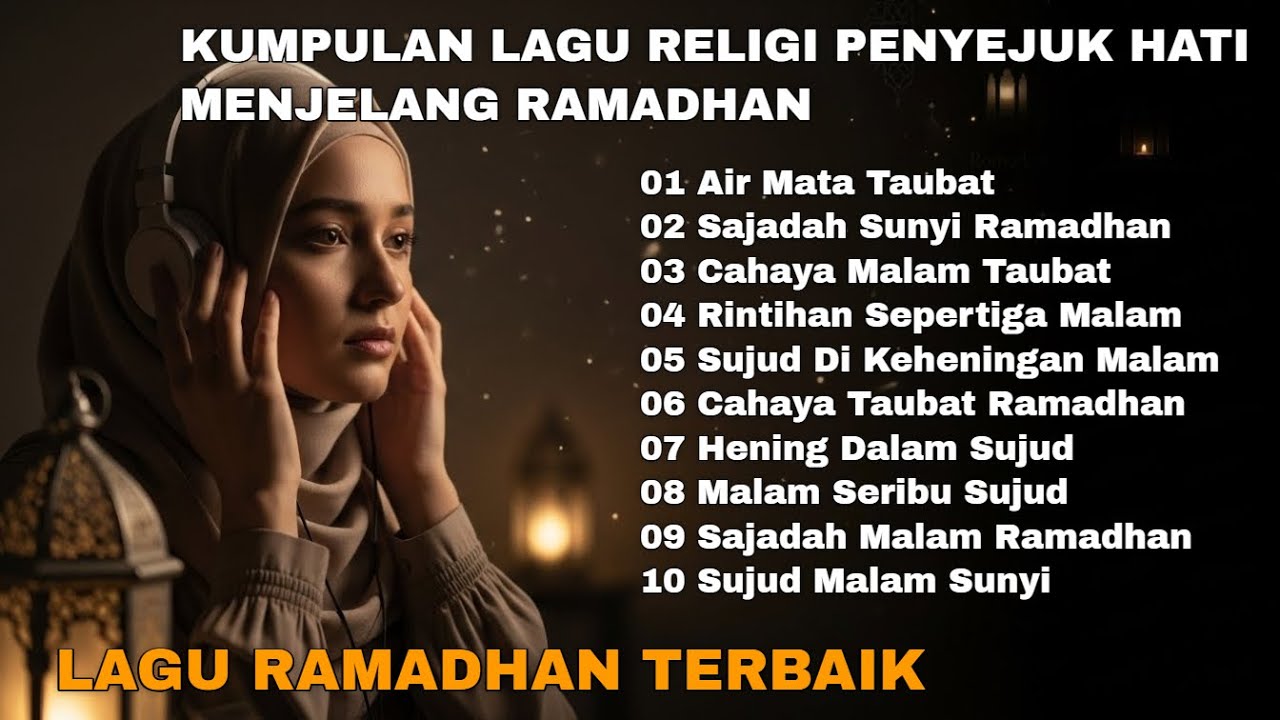 LAGU RELIGI TAUBAT MENJELANG RAMADHAN - FULL ALBUM PENENANG JIWA