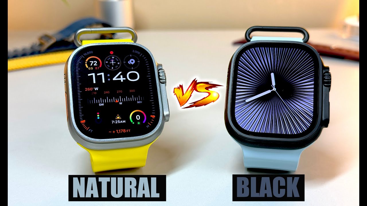 Apple Watch Ultra 2/3 | Натуральный титан против чёрного | Какой выбрать? [Практическое сравнение]