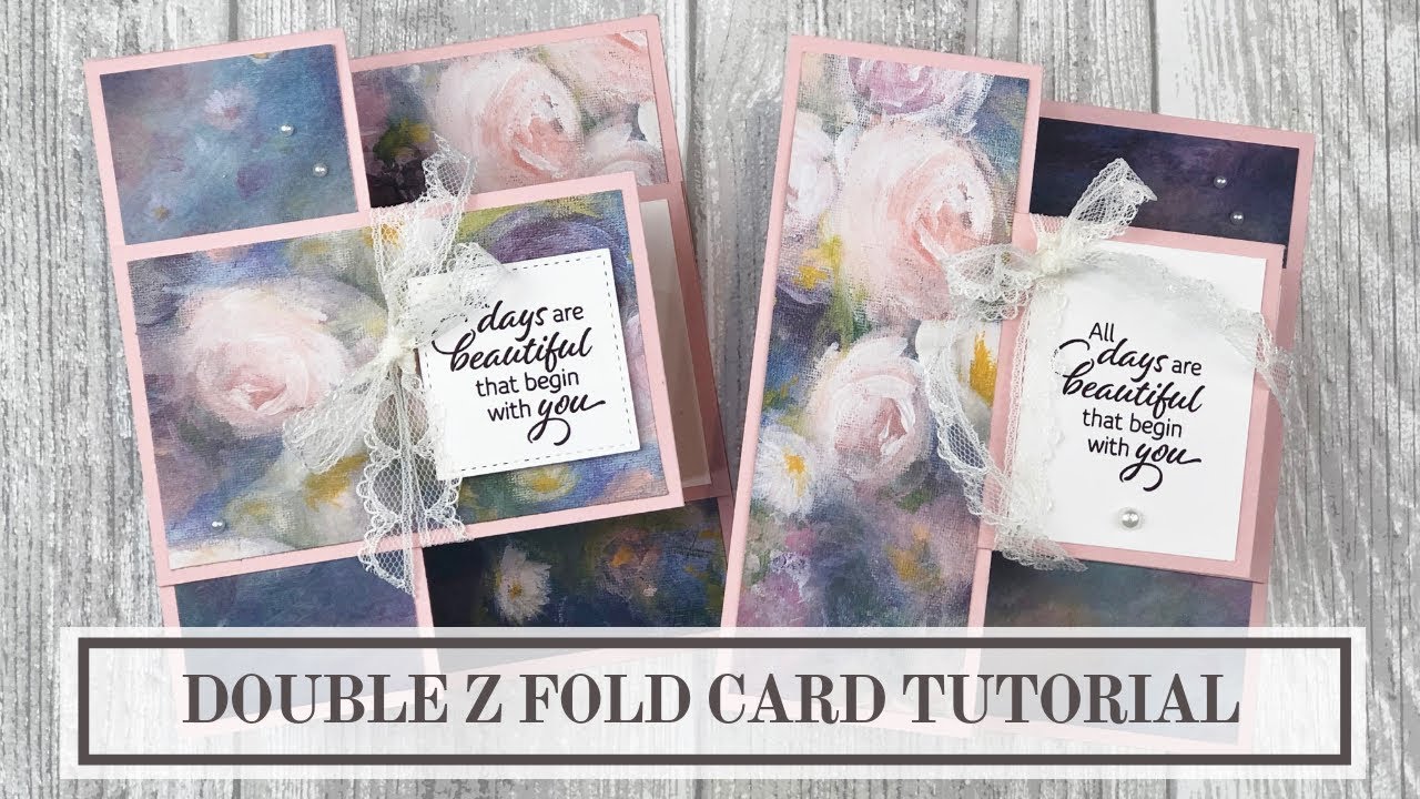 How To Make A Double Z Fold Card