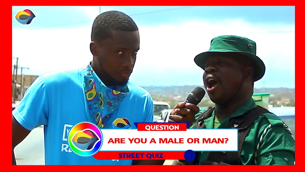 Are You A MALE Or MAN? | Street Quiz | Funny Videos | Funny African Videos | African Comedy |