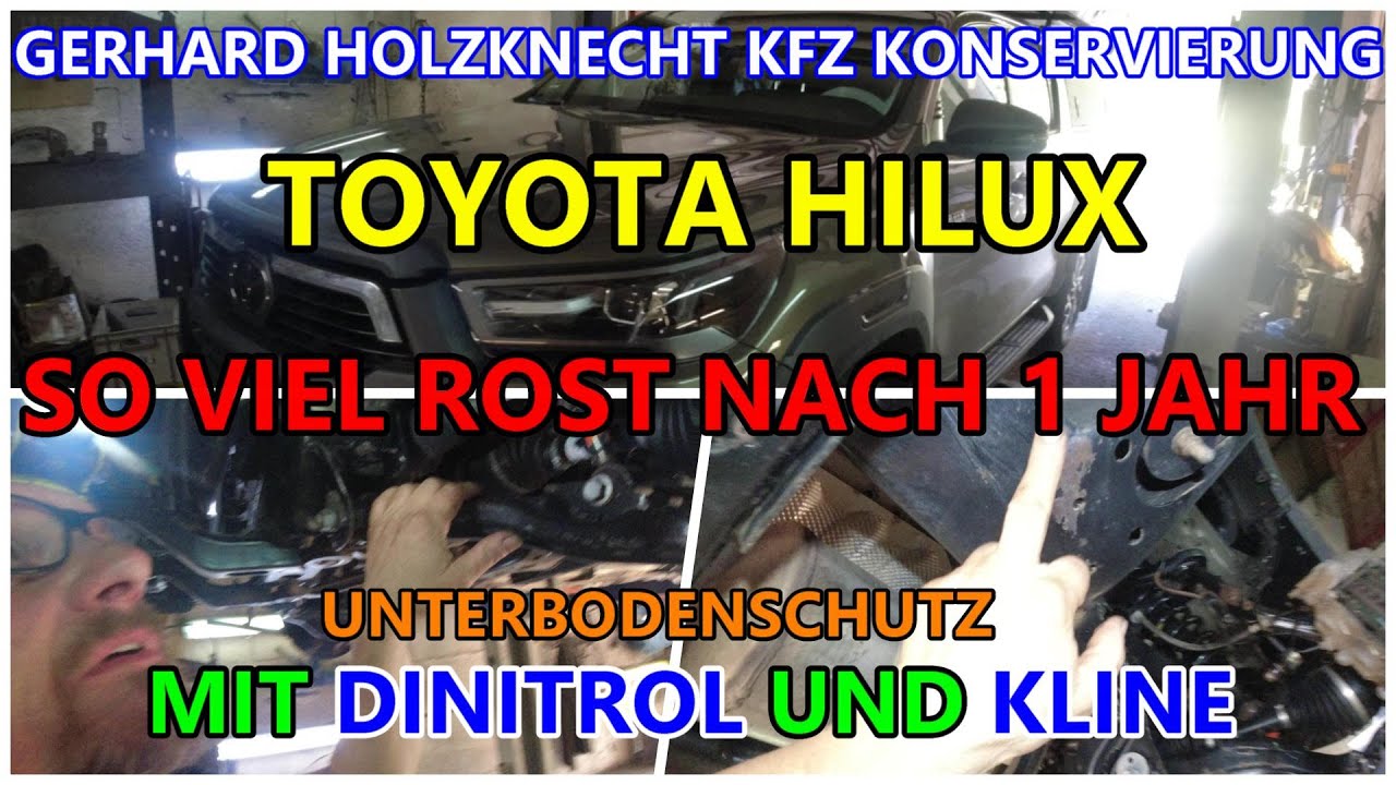 Toyota Hilux Rostschäden nach einem Jahr