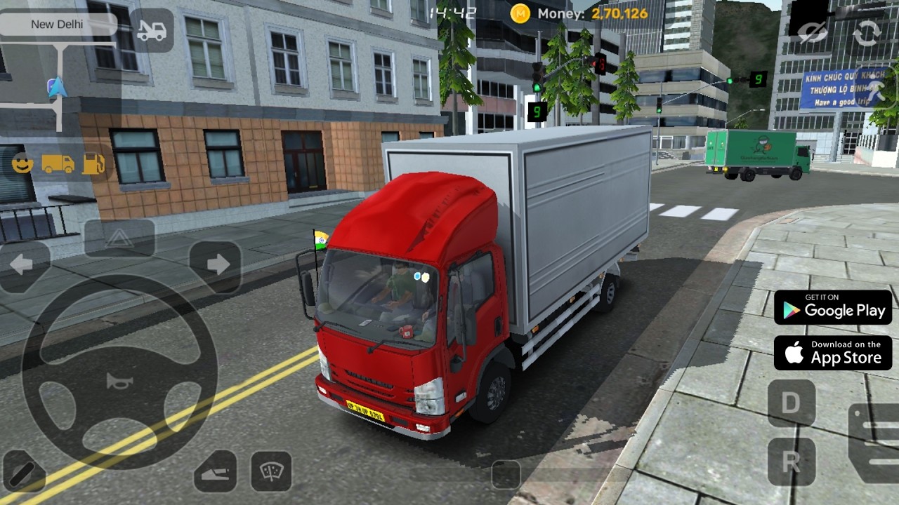 Full Truck Mango Delivery 🥭 in the City 🚛 | Mini Truck Simulator Vietnam Gameplay