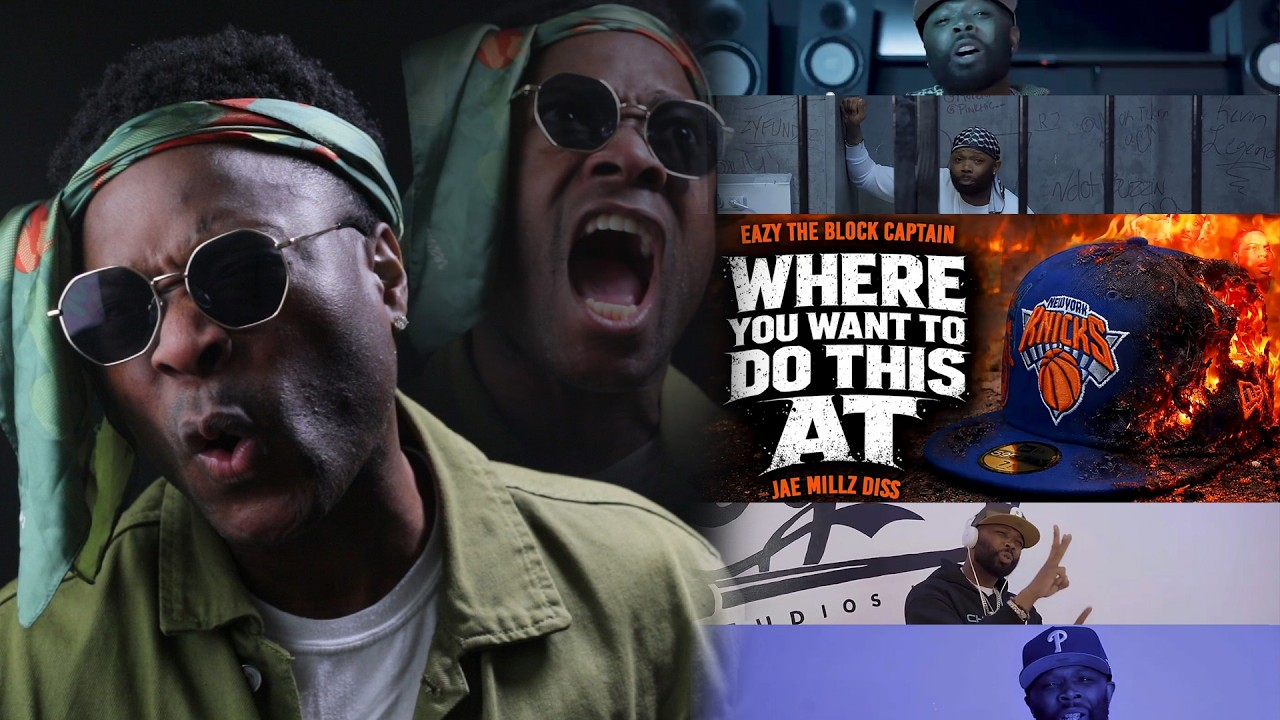 EAZY THE BLOCK CAPTAIN Is The ONE😱 DOWN Goes BLACK GLOVE MILLZY In MOVIE (JAE MILLZ DISS RESPONSE)