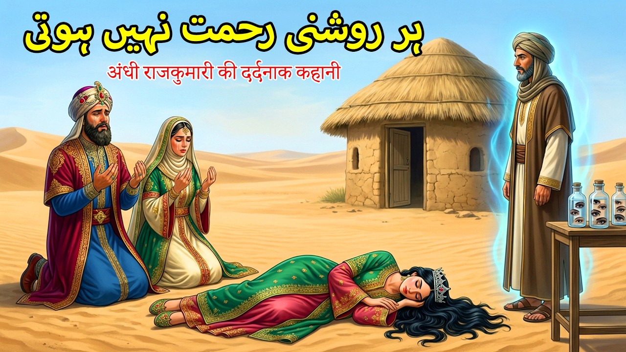 Ek masoom andhi shehzadi ko roshni | lekin har roshni rehmat nahi hoti | urdu kahani