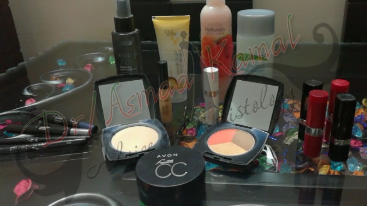 مشترياتي من إفون وانطباعي عنها Avon makeup review