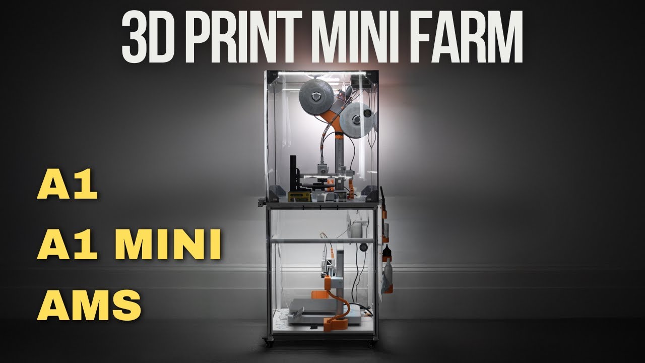 Ho creato la postazione di stampa 3D definitiva! Bambulab A1 + A1 Mini + AMS