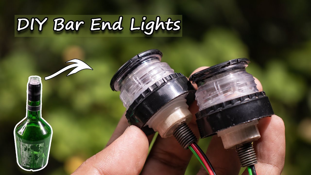 DIY Bar End Lights | How To Make Bar End Lights | Bar End Lights