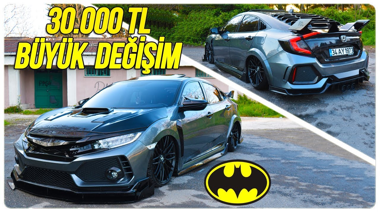 BATMAN GÖRÜNÜMLÜ HONDA CİVİC FC5
