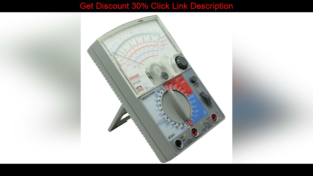 Best sanwa EM7000 Analog Multitesters/FET Tester  High sensitivity for measurement of lower capacit