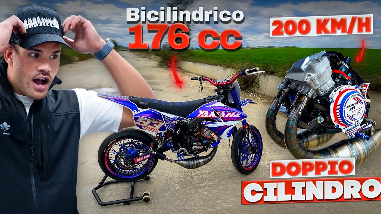 TEST BICILINDRICO 176CC 🤯IL PIU' POTENTE AL MONDO 🌎