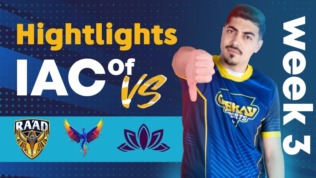 IAC 2022 Split 1 Week  3 Highlights  | Cipher's POV | League of Legends