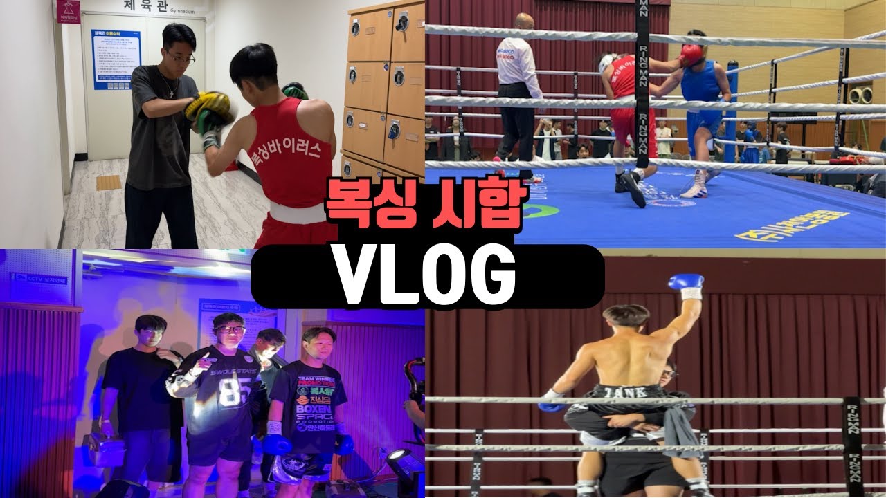 (복싱 VLOG) 생활체육대회/프로 시합 응원 브이로그