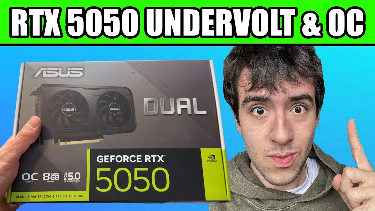 Понижайте напряжение и разгоняйте RTX 5050 для увеличения FPS и снижения температуры! — Руководство