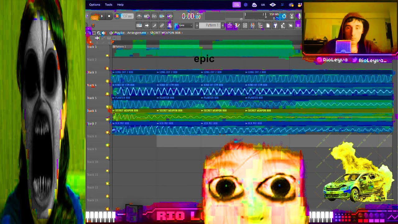 RIO LEYVA ENTERS FL STUDIO AND MAKES QUESTIONABLE BEATS