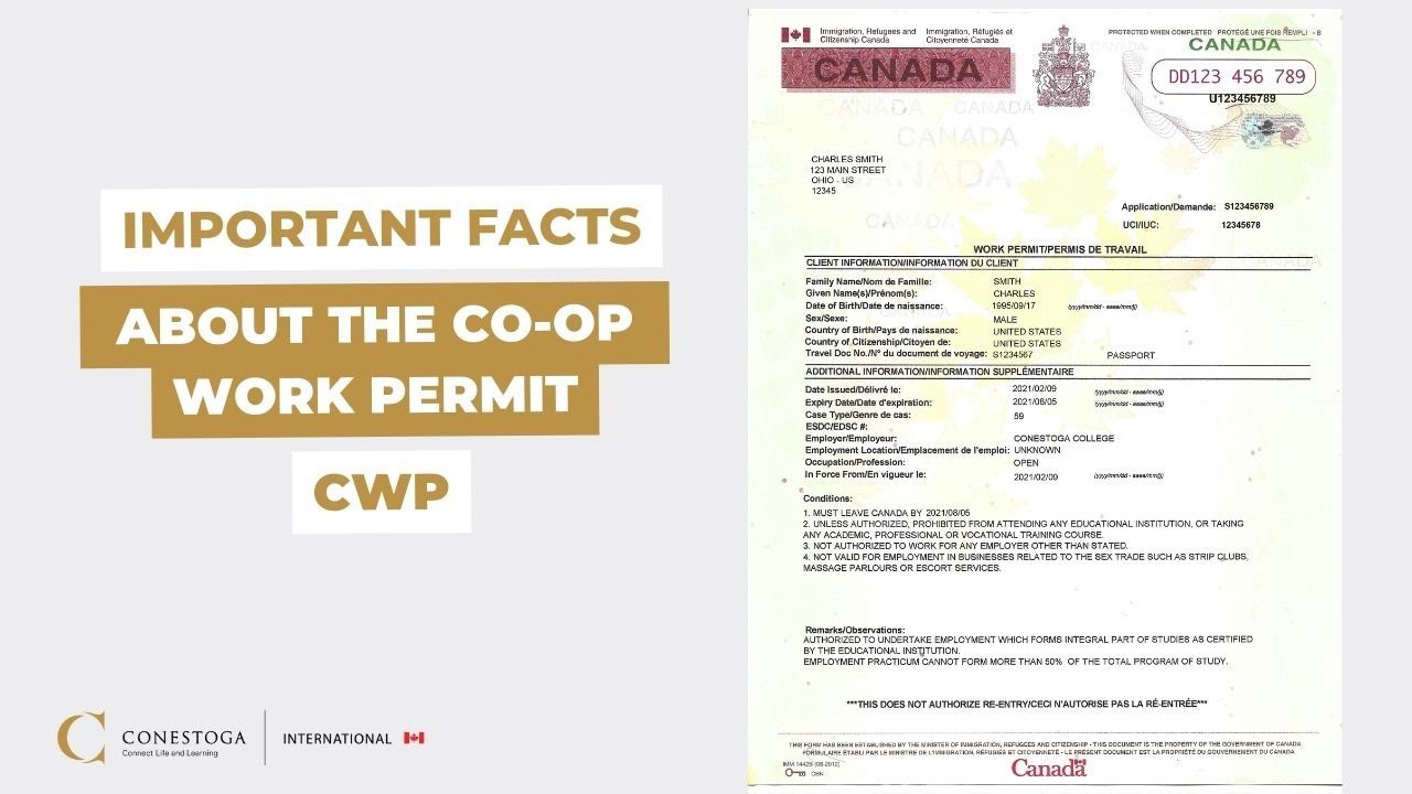 Important Facts about the Co-op Work Permit CWP