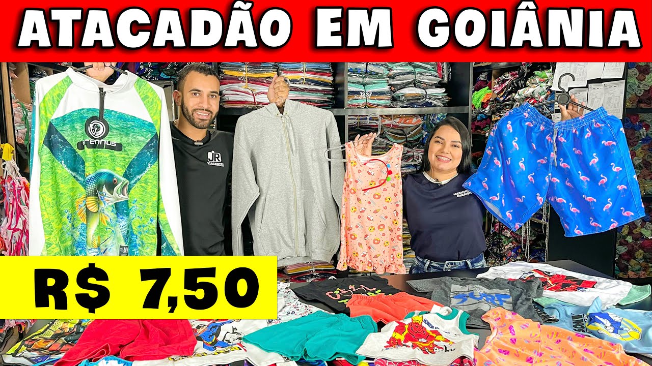 ROUPAS NO ATACADO EM GOIÂNIA | camisetas, moletons, bermudas e mais