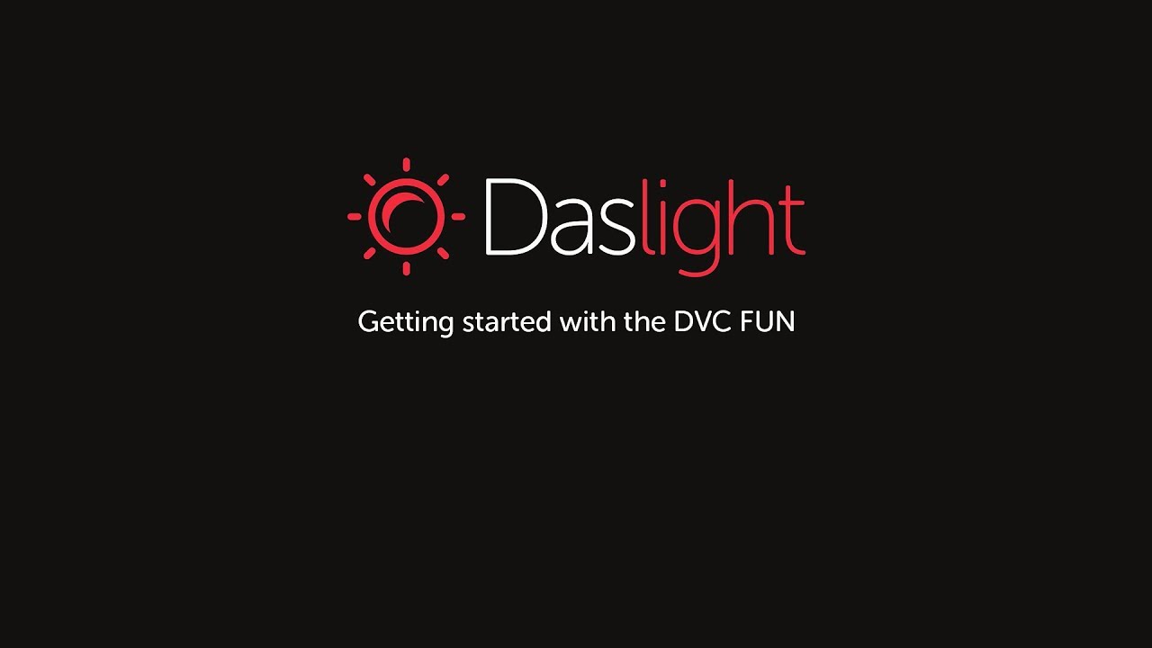 DASLIGHT / DVC4 DMXコントロール 02.Getting Started with the DVC FUN