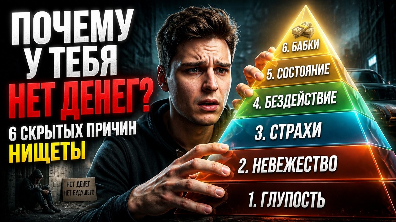 Почему у тебя нет денег? 6 скрытых причин нищеты