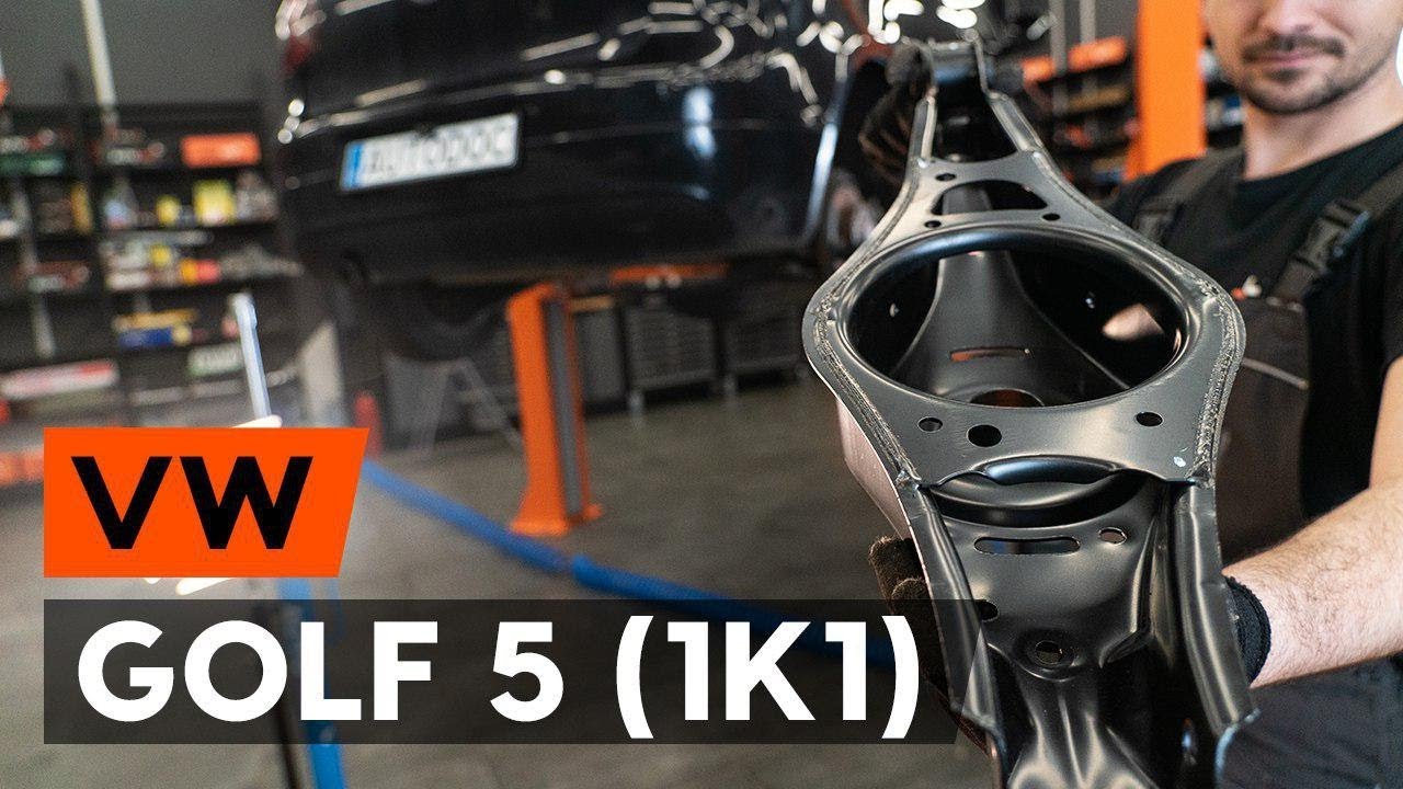 Cum se înlocuiește brat suspensie din spate pe VW GOLF 5 (1K1) [TUTORIAL AUTODOC]