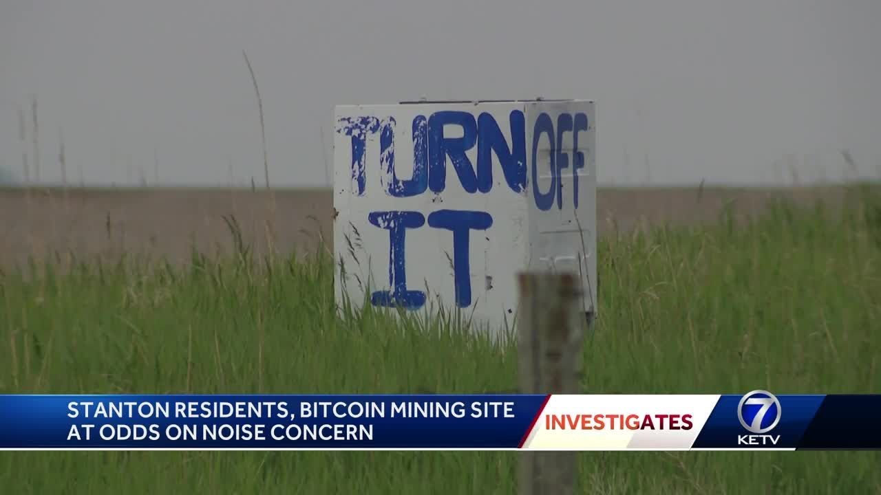 Stanton residents, bitcoin mining site at odds on noise concern