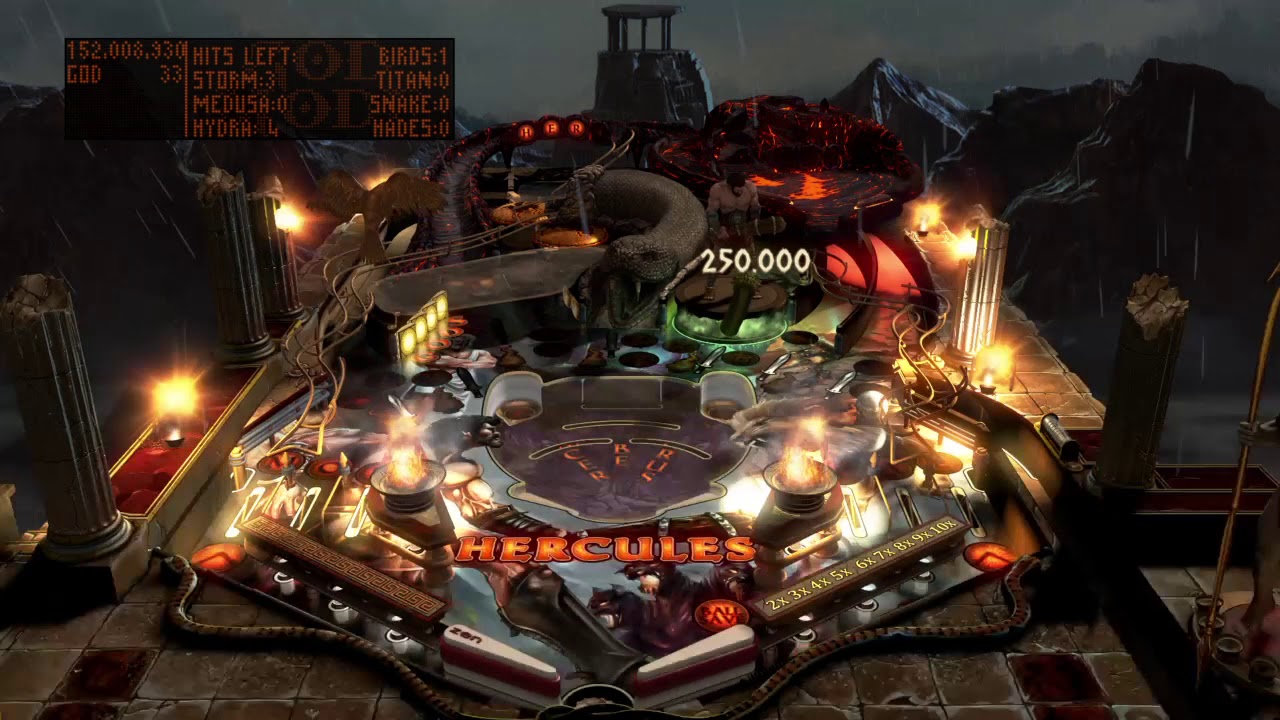 Zen Pinball FX3 - Son Of Zeus - Wizard Mode
