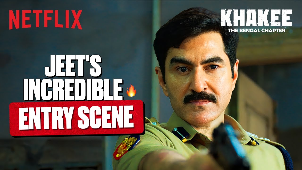 Jeet's Most EPIC Entry Scene As IPS Arjun Maitra | Khakee: The Bengal Chapter | Netflix India