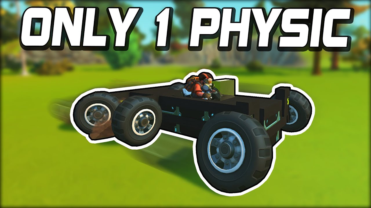 We Tried Racing Vehicles with the Game Physics Turned Off. (Scrap Mechanic Gameplay)