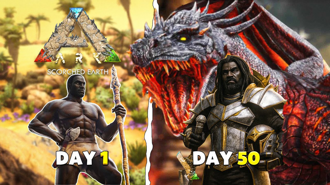 50 Ngày Trong ARK Scorched Earth... Của Anh Thổ Dân Châu Phi !!