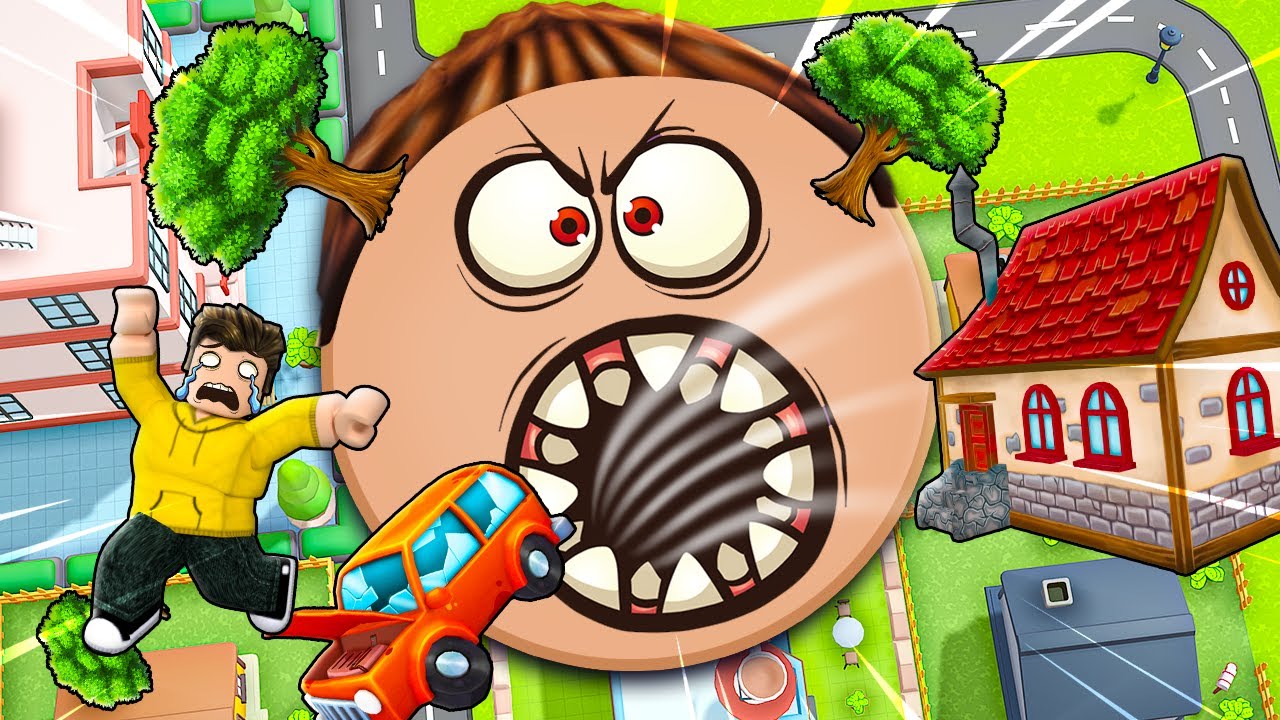 BECOME A HOLE AND EAT EVERYTHING ROBLOX!!