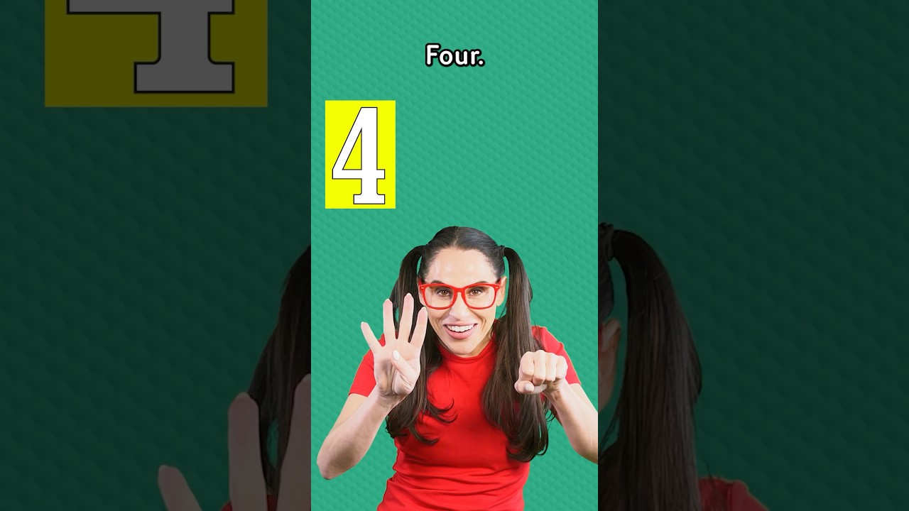 Counting Numbers for Kids | Use your fingers to count to 4 #shorts #kidslearning #numbers