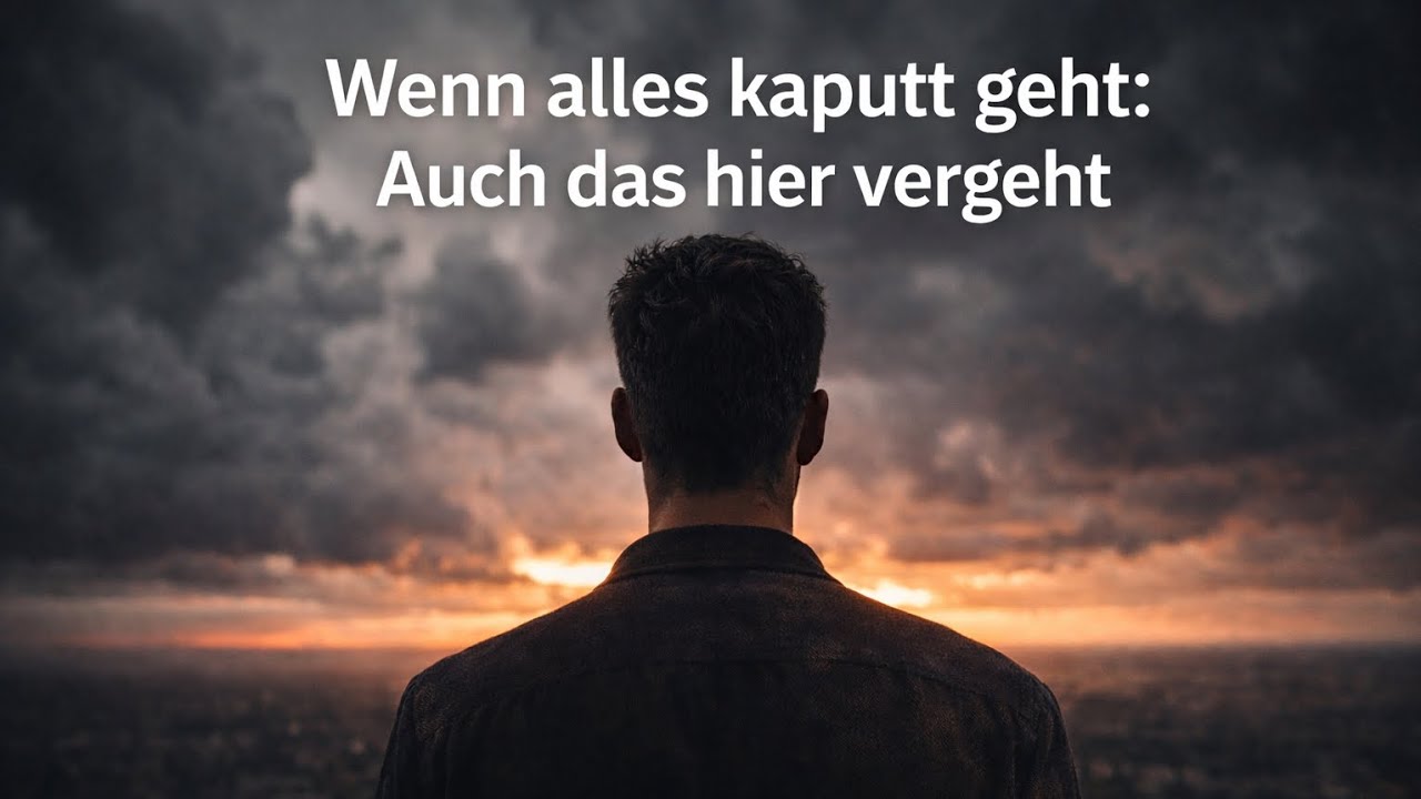 Es fühlt sich an, als würde alles zerbrechen – aber hör mir kurz zu