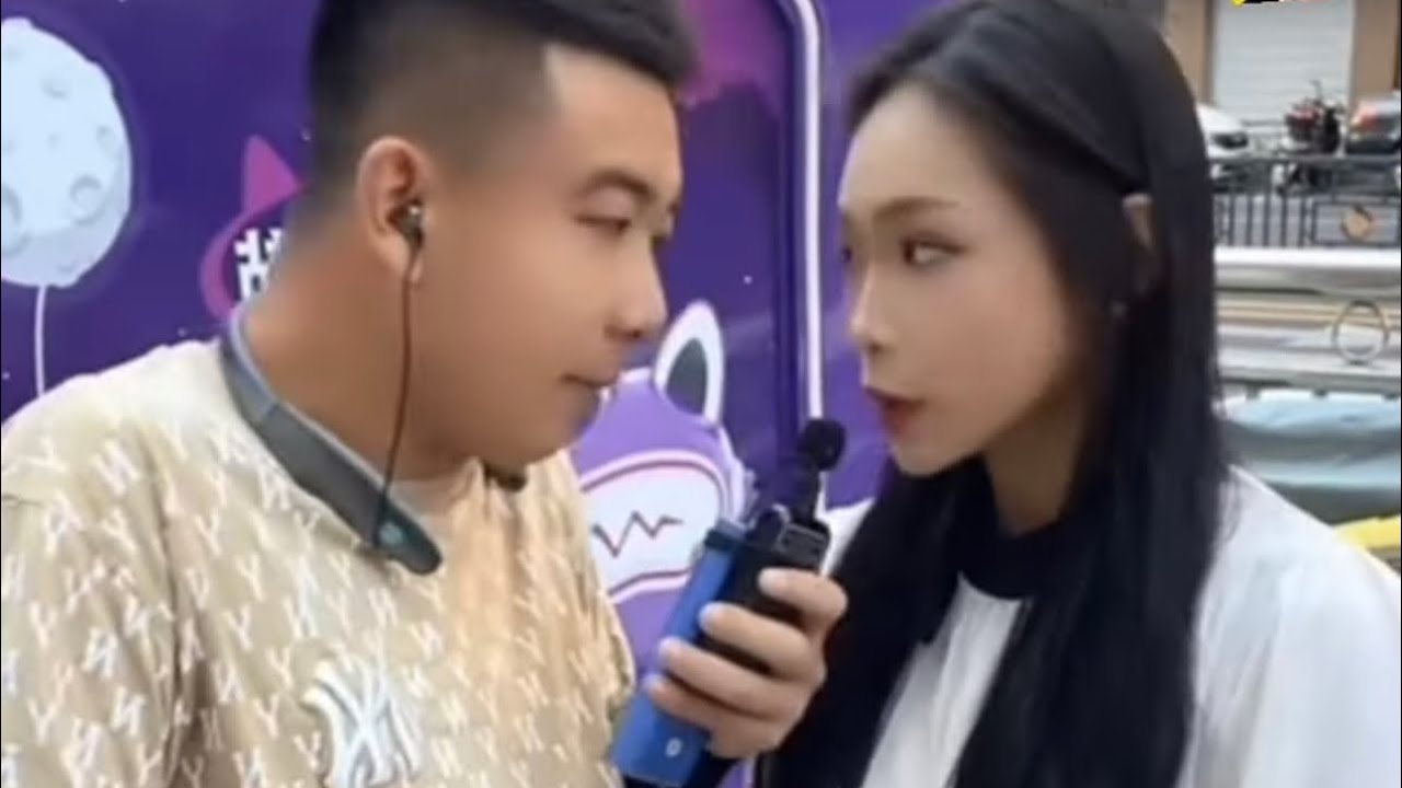 元帅户外搞笑与美女互动