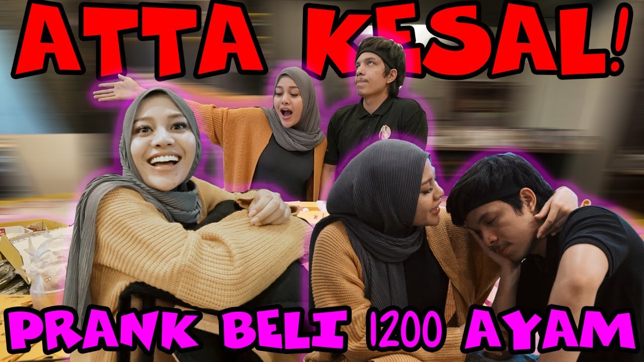 ATTA MARAH! AUREL BELI 1200 AYAM PAKAI ATM ATTA!!