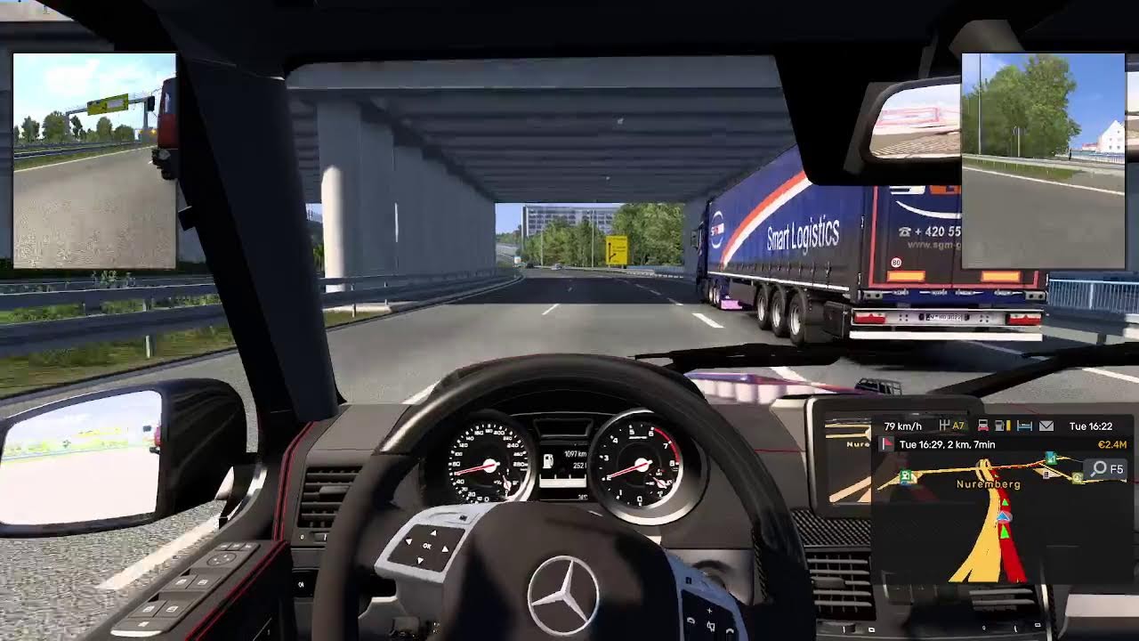 2012 Mercedes-Benz W463 G65 AMG | Euro Truck Simulator 2 | Logitech G29 wheel + shifter