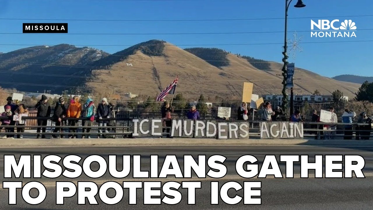 Missoulians gather to protest ICE