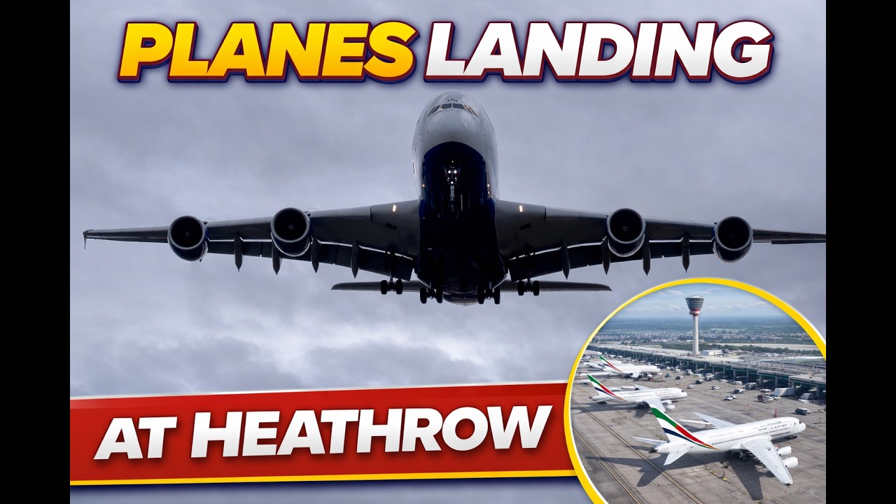 Plane Spotting Heathrow Airport Sun 8th Feb 2026 #planespotting #heathrowplanespotting #landing