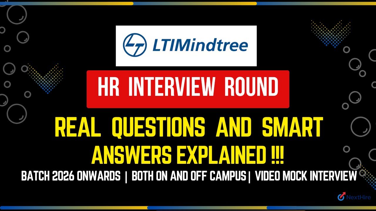 LTIMindtree HR Round Revealed (Batch 2026) | Red Flags to Avoid & Smart Answer Tips