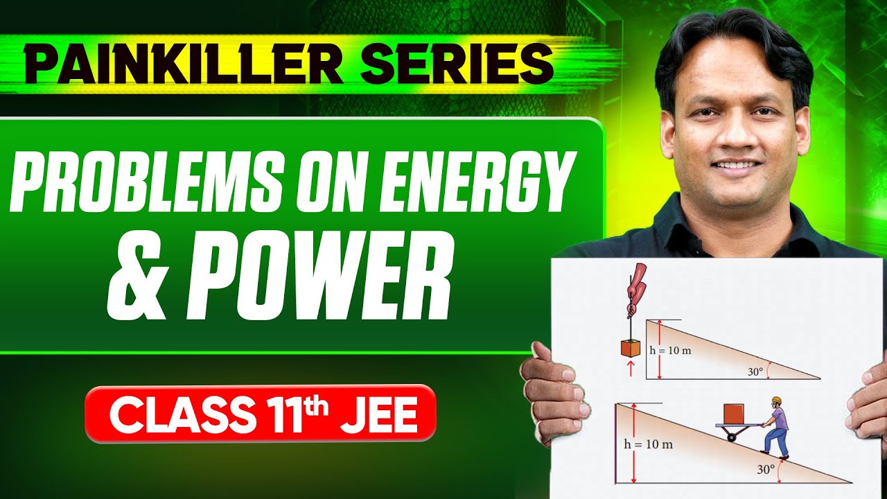 PROBLEMS ON ENERGY & POWER || Basic to Advanced || Class 11th JEE