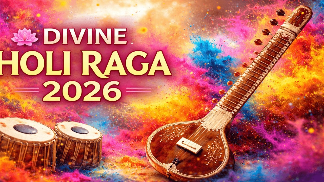 Divine Holi Raga 2026 🌸 AI Sitar & Tabla for Festive Bliss @RagaVerseAI