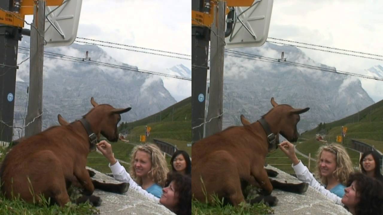 3D Swiss Alps: Jungfraujoch and Grindelwald side by side format for Google Cardboard