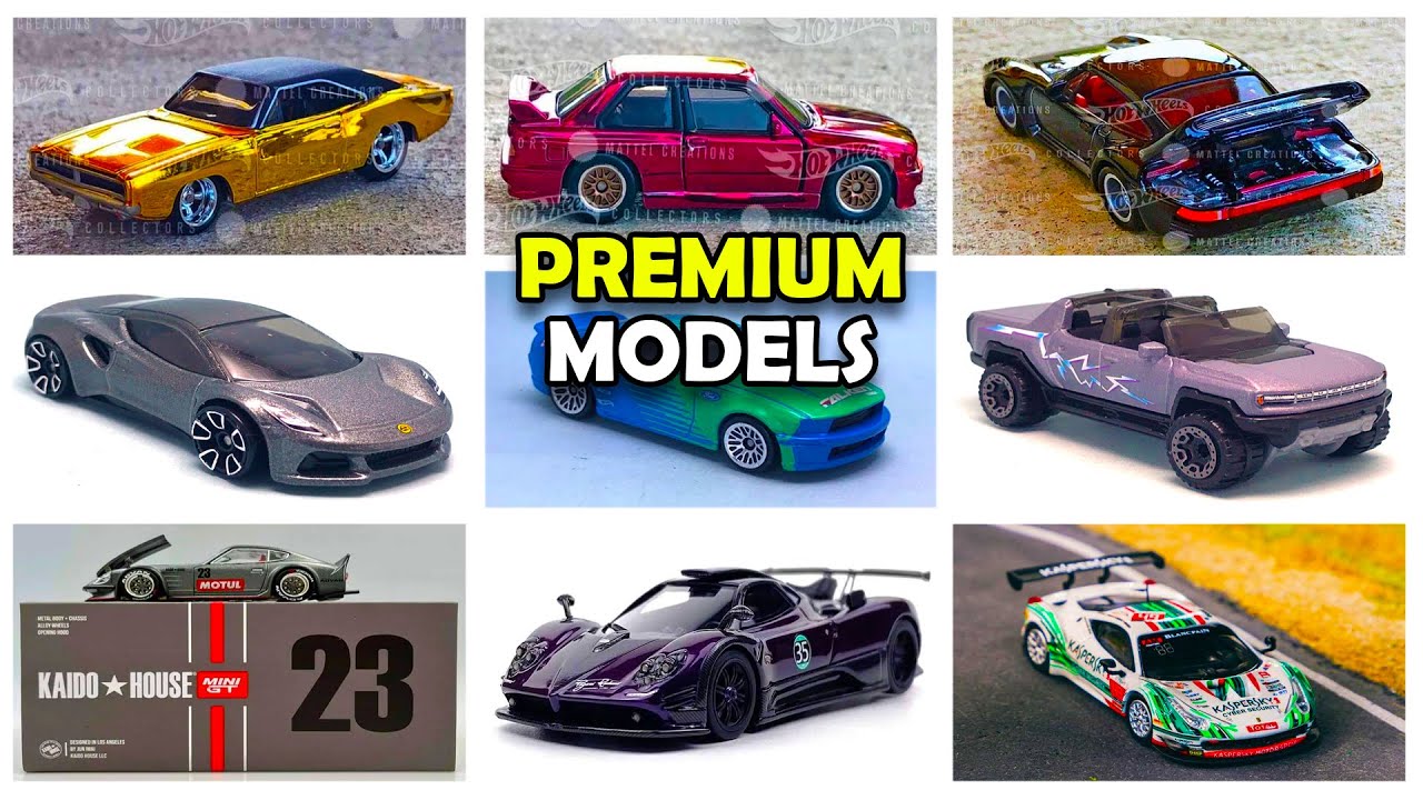 Preview - HW RLC Exclusive Dodge Charger, BMW M3, Porsche 959, Ford Mustang Falken, Datsun Z.