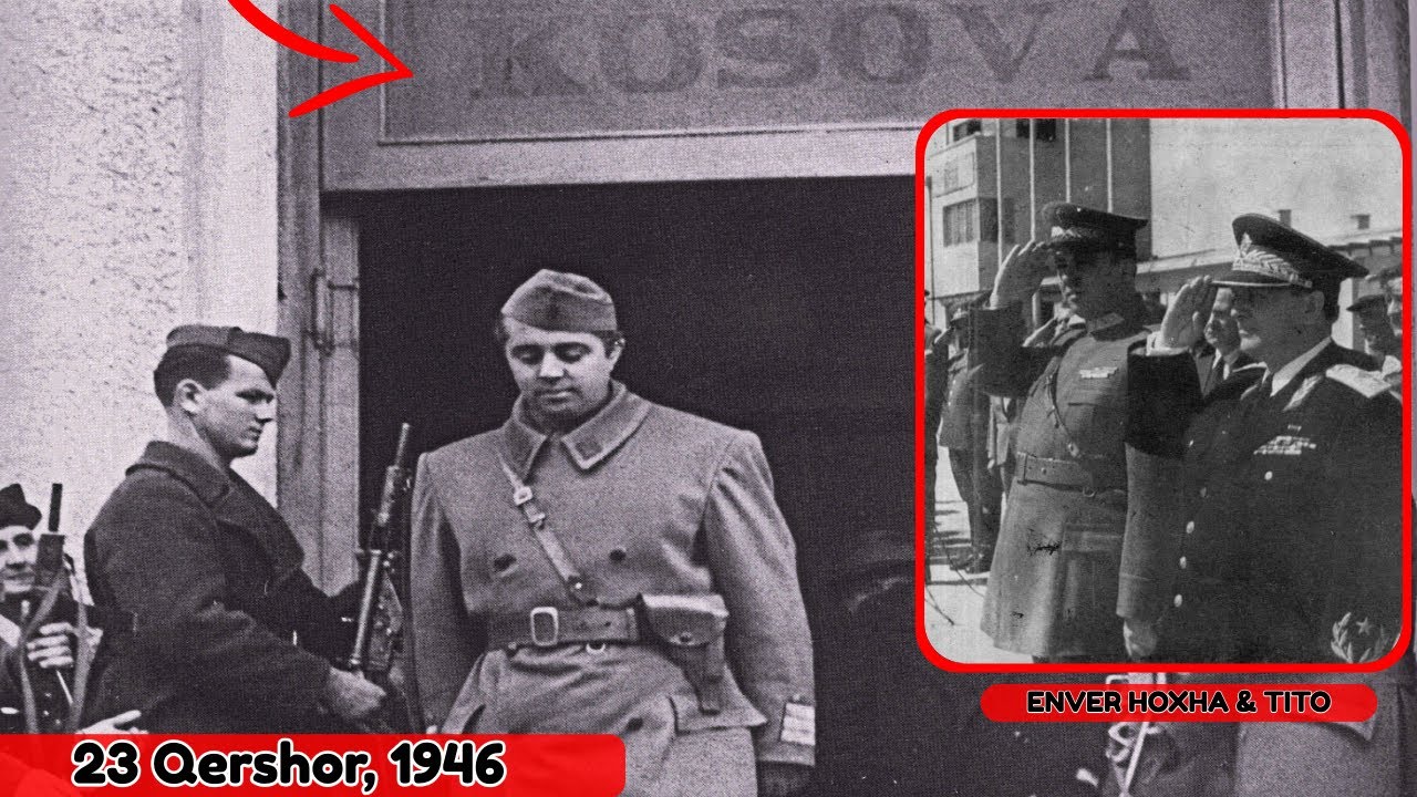 ENVER HOXHA VIZITON JUGOSLLAVINË, KOSOVËN JA FALI TITOS (1946)