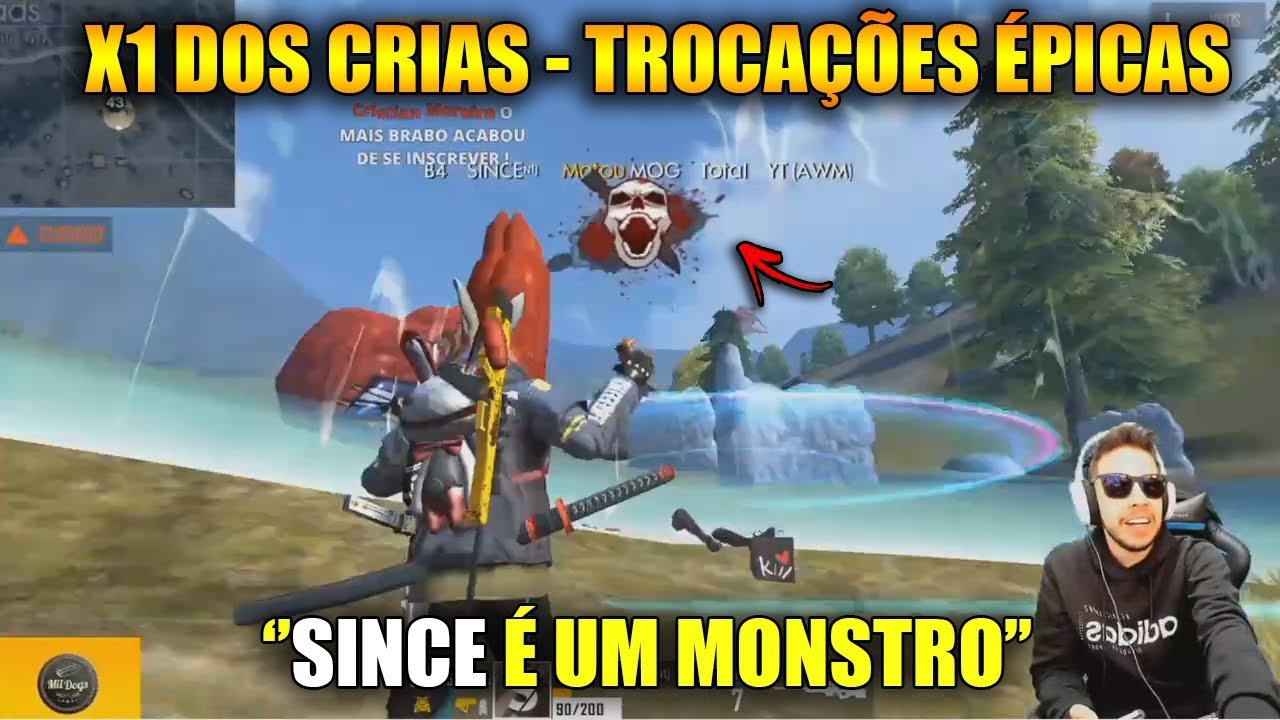 X1 DOS CRIAS - SINCE, NATIVA, DANTES TROCAÇÕES ÉPICAS E MUITAS REVELAÇÕES -MELHORES CLIPES FREE FIRE